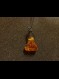 Small amber pendant Thor's Hammer