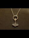 Pendant with Chain Double Axe